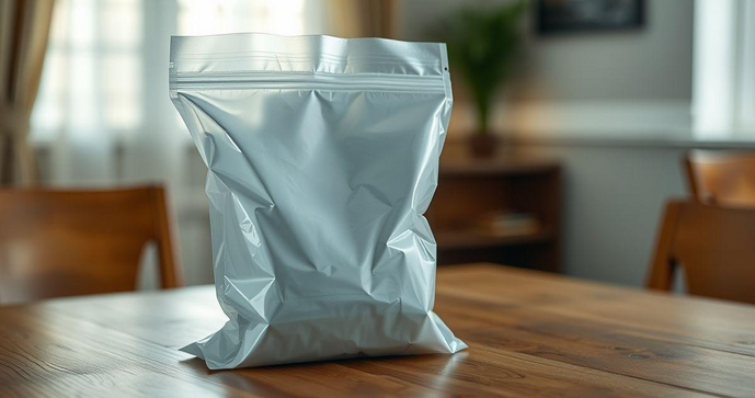 Saquinho de Plástico com Adesivo: Prático e Funcional