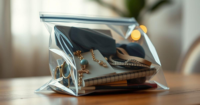 Saco Transparente Adesivado: Praticidade e Estilo