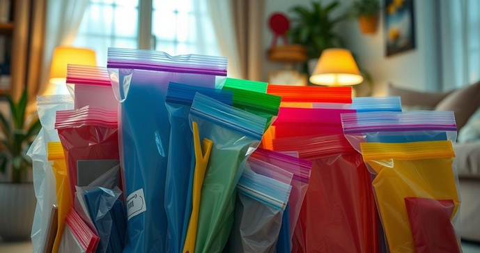 Como Escolher os Melhores Saquinhos Plásticos com Adesivo para Organizar Seu Espaço