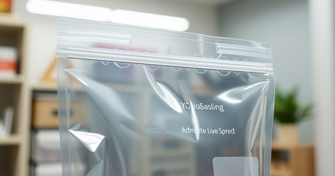 Saco Adesivado Transparente com Aba Cromus: Praticidade e Estilo na Embalagem