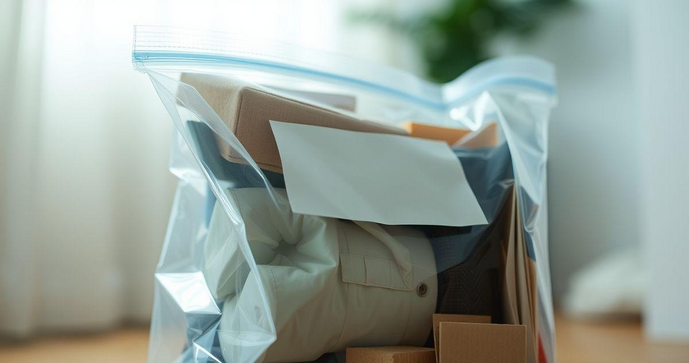 Saco plástico com adesivo: a solução prática para organização e armazenamento