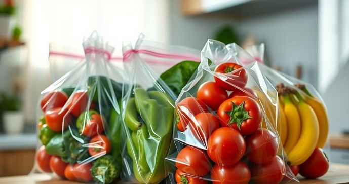 Saco plástico transparente para alimentos: a solução ideal para conservação e praticidade