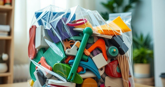 Saco plástico transparente é a solução ideal para organização e armazenamento eficiente