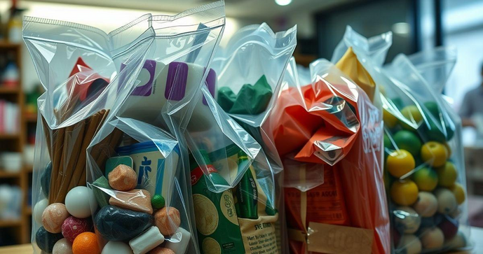 Sacos Plásticos com Fecho Adesivo: Praticidade e Versatilidade para Armazenamento