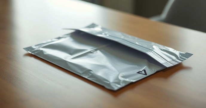 Envelope plástico lacre adesivo como solução segura para transporte