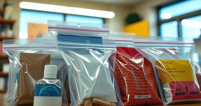 Sacos adesivados são a solução ideal para embalagem e organização de produtos