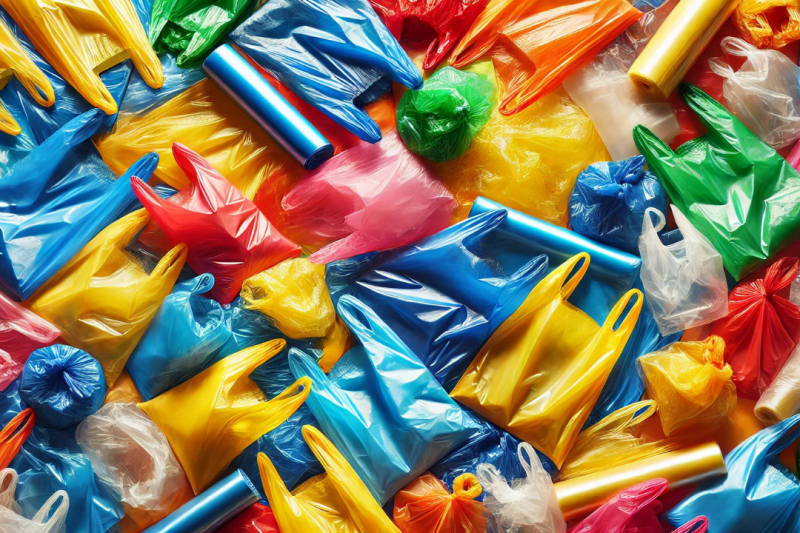 6 Ideias Criativas com Saco Plástico Colorido